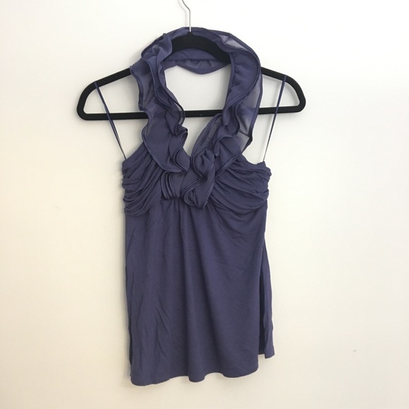 Express Ruffles Halter Top - Picture 6 of 9